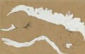Female Nude With White Border - Egon Schiele