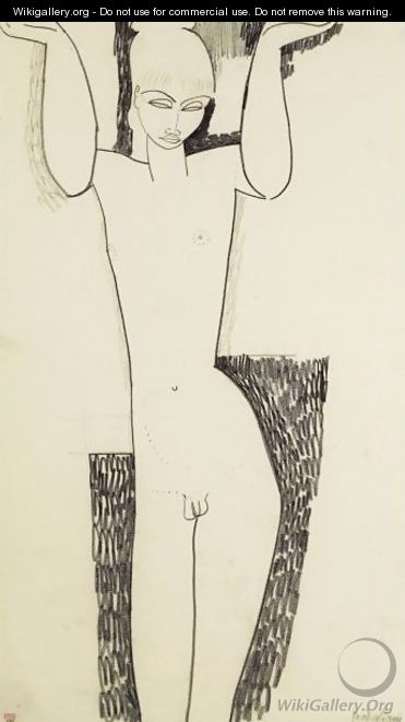 Cariatide Hermaphrodite - Amedeo Modigliani