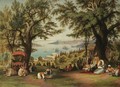 Panoramic View Of Constantinople - (after) Hubert Sattler