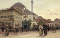 The Tophane Fountain And Kilic Ali Pasha Mosque, Istanbul - Fausto Zonaro