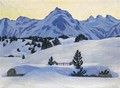 Winter Landscape Near Maloja, 1912 - Walter Von Ruckteschell