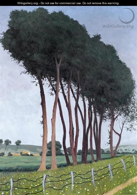 Family Of Trees, 1922 - Felix Edouard Vallotton