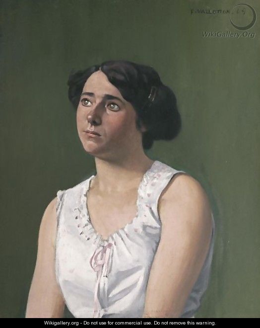 Young Girl, 1909 - Felix Edouard Vallotton
