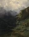 Vallee De Montagne Mountain Valley - Alexandre Calame