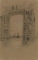 Study For The Tall Bridge - James Abbott McNeill Whistler