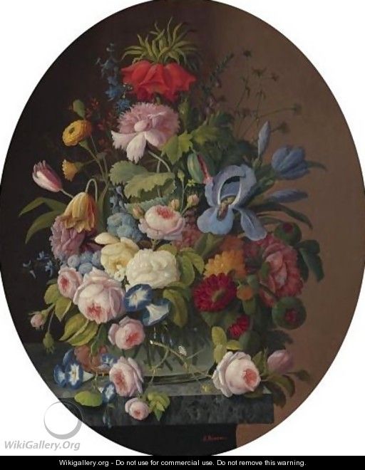 Still Life With Flowers 2 - Severin Roesen