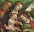 Sacra Famiglia Con Matrimonio Mistico Di Santa Caterina - Girolamo Marchesi da Cotignola