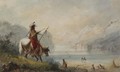 Oregon Indians Water Horses - Alfred Jacob Miller