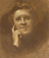 Portrait Of Jeanne Dolent - Eugene Carriere