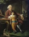 Portrait Of A Gentleman With His Son - Mason Chamberlin