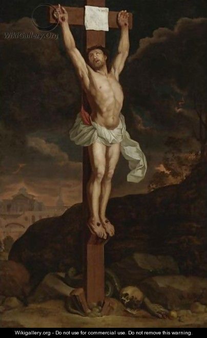 The Crucifixion - (after) Le Brun, Charles