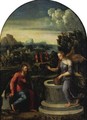 Christ And The Samaritan Woman At The Well - Italian Unknown Master