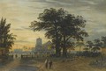 Willesden Church, Middlesex, With Harrow Church In The Distance - John Varley