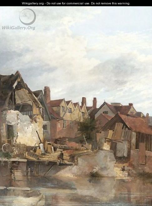 Old Houses By The Wensum - James Stark