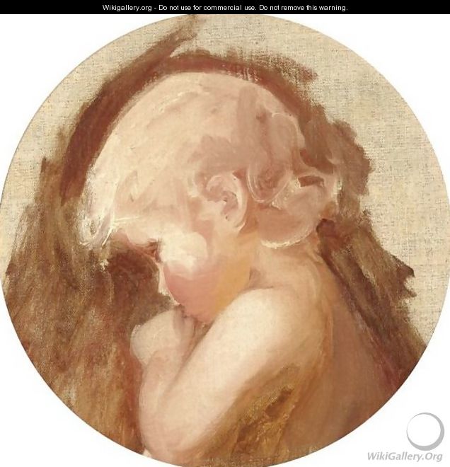 Study Of William George Spencer Cavendish, 6th Duke Of Devonshire (1790-1858) When A Child - George Romney