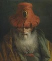 Head Of An Old Man - Giovanni Domenico Tiepolo