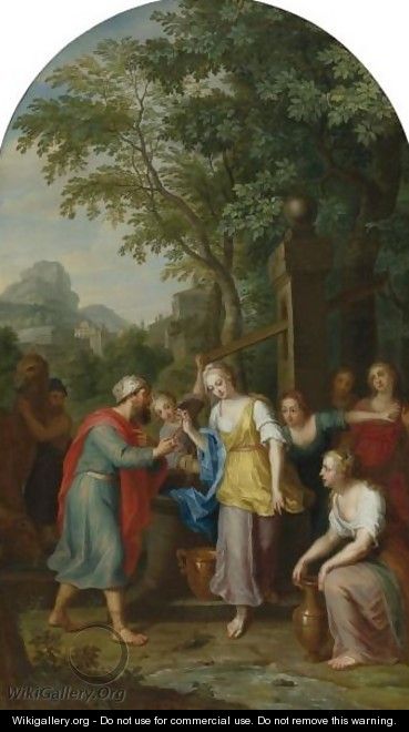 Jacob And Rachel At The Well - Balthasar Beschey