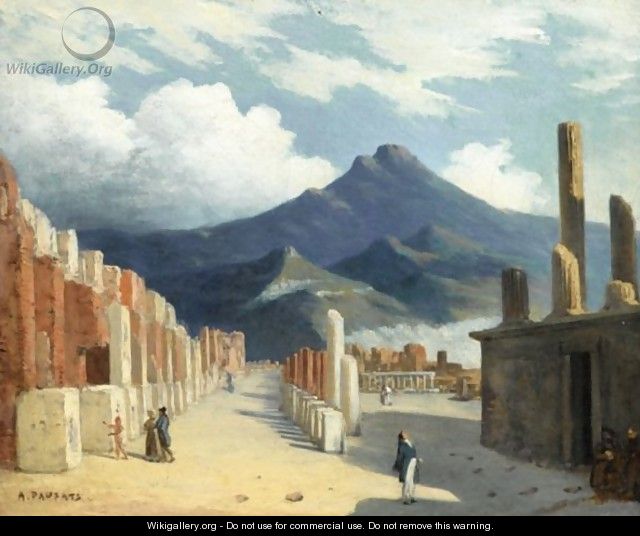 Vue De Pompei - Charles-Philippe Lariviere