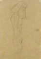 Aufrecht Stehender Greis Nach Rechts (Standing Old Man Facing To The Right) - Gustav Klimt
