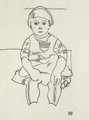 Portrat Eines Kindes (Portrait Of A Child) - Egon Schiele