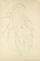 Sitzende Von Vorne (Seated Woman, Frontal View) - Gustav Klimt