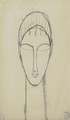 Tete De Face 2 - Amedeo Modigliani