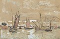 Bateaux A Honfleur - Paul Signac
