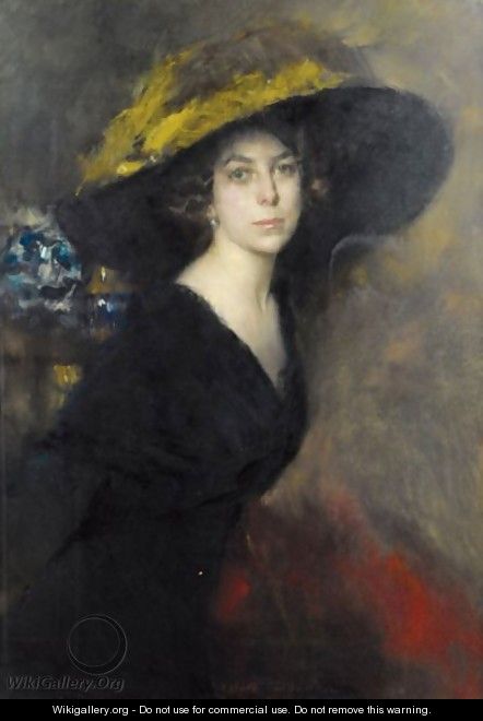 Portrait De Femme - Albrogio Alciati