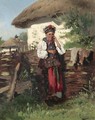 Ukrainian Girl - Vladimir Egorovic Makovsky