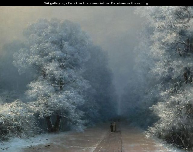 Winter Landscape - Ivan Konstantinovich Aivazovsky