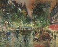 Parisian Boulevard By Night 2 - Konstantin Alexeievitch Korovin