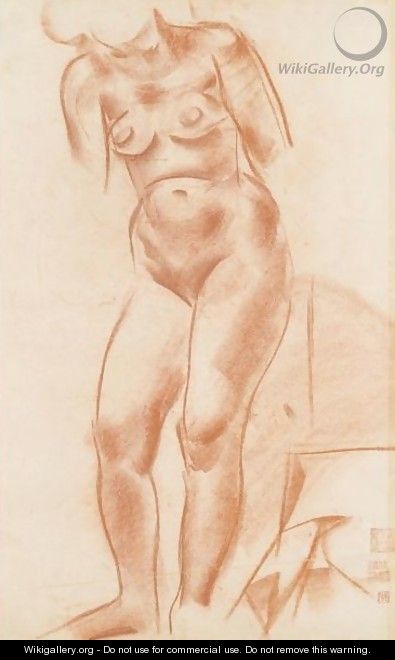 Standing Nude 2 - Alexander Evgenievich Yakovlev