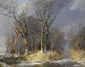 Hunters In The Snow - Frans Arnold Breuhaus de Groot