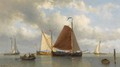 Shipping In A Calm 2 - Everhardus Koster