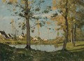 Autumn At Saint-Prive - Henri-Joseph Harpignies