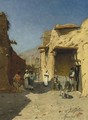 An Arab Street - Rudolph Gustav Muller