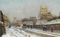 The Outskirts Of Paris In Winter Time - Gustave Mascart