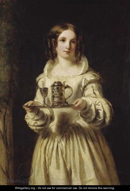 Portrait Of Anne Page - William Powell Frith
