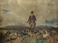 A Huntsman And His Pack Of Beagles - (after) Charles Bilger Spalding