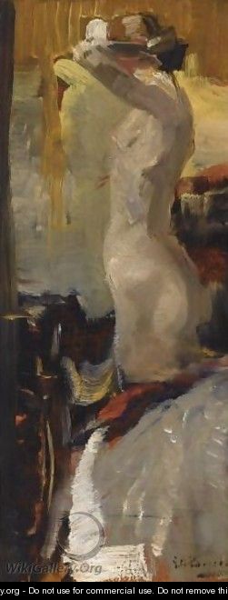 A Standing Nude - George Hendrik Breitner