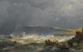 A Ship Wreck Off The Coast - Hermanus Koekkoek
