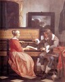 Man and Woman Sitting at the Virginal 1658-60 - Gabriel Metsu