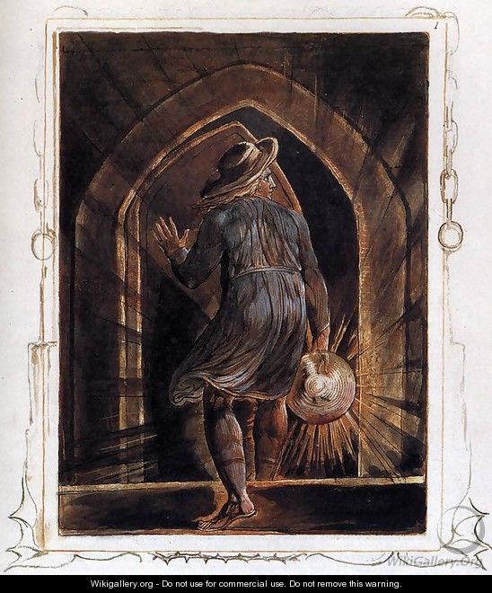 Los Entering The Grave - William Blake