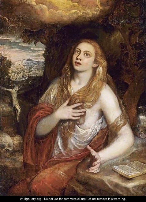 Penitent Magdalene - Domenico Tintoretto (Robusti)