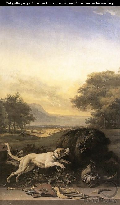 Boar Hunt 1703-16 - Jan Weenix