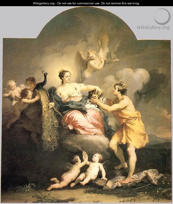 Juno Receiving The Head Of Argos 1730 - Jacopo (Giacomo) Amigoni