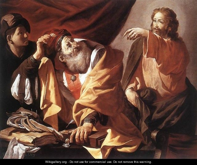 The Calling of St Matthew c. 1616 - Hendrick Terbrugghen