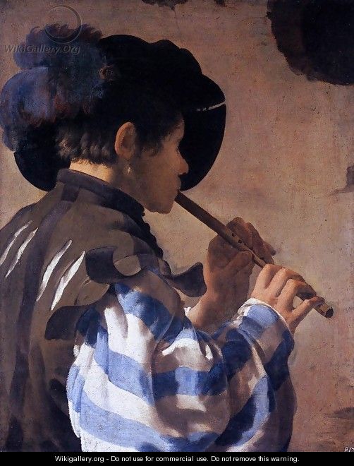 Boy Playing a Fife 1621 - Hendrick Terbrugghen
