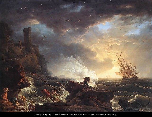 Shipwreck 1759 - Claude-joseph Vernet