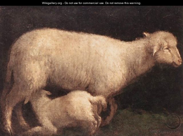 Sheep And Lamb 1560 - Jacopo Bassano (Jacopo da Ponte)